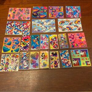 Lot of Vintage Lisa Frank stickers sheets
